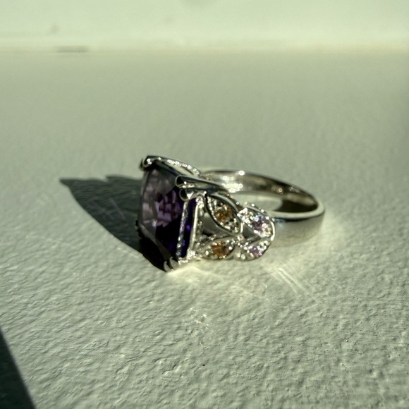 3/$100 Violet Amethyst Size 5.5 Ring - Picture 2 of 10